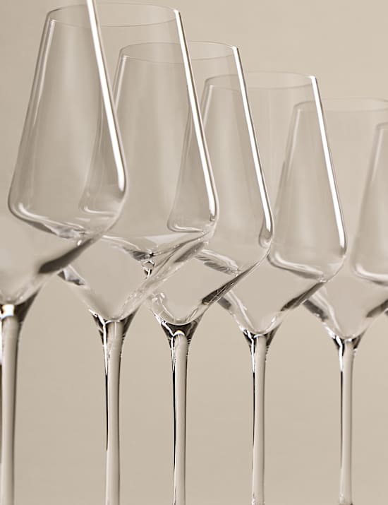 Set of 6 Classic Red Wine Glasses