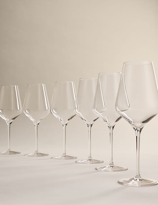 Set of 6 Classic Red Wine Glasses