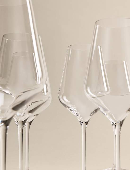Set of 6 Classic Red Wine Glasses