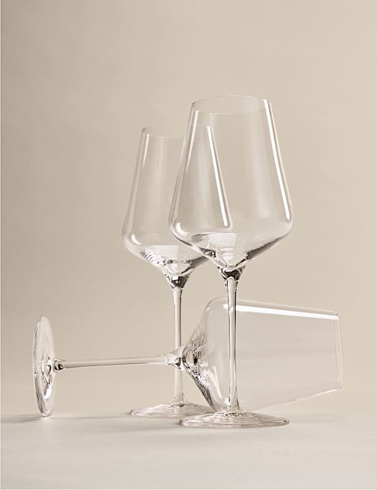 Set of 6 Classic Bordeaux Wine Glasses