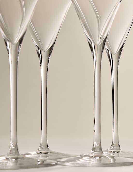 Set of 6 Classic Champagne Flutes