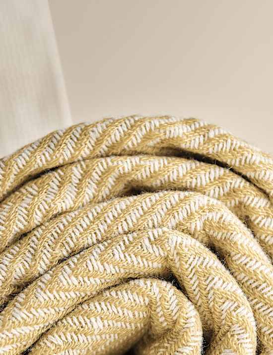 Boho Herringbone Foldaway Picnic Blanket