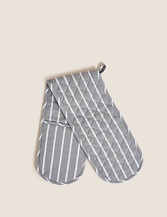 Striped Double Oven Glove