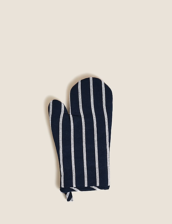 Butchers Stripe Oven Glove