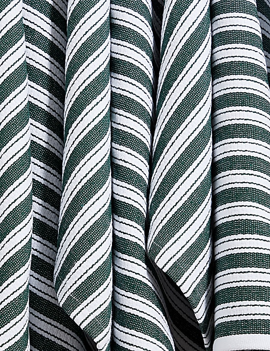 Set of 4 Cotton Rich Basket Weave Tea Towels