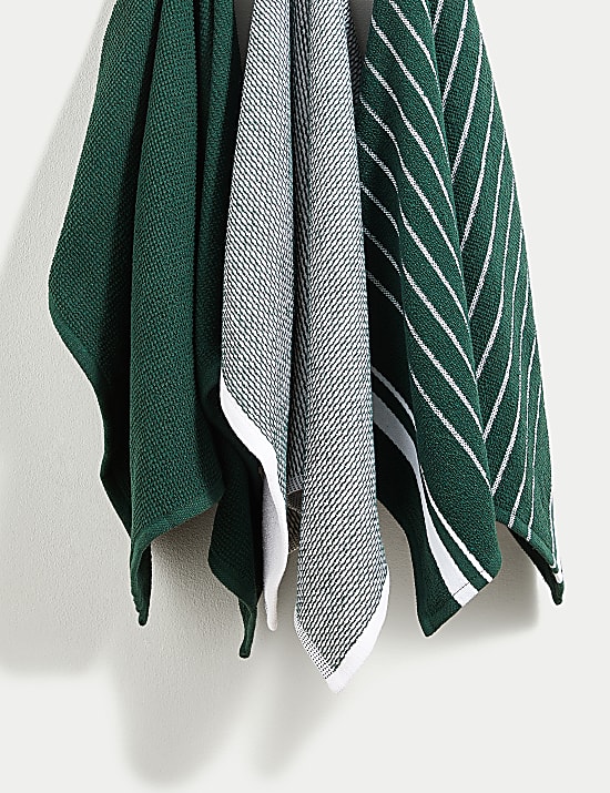 Set of 3 Cotton Rich Tea Towels