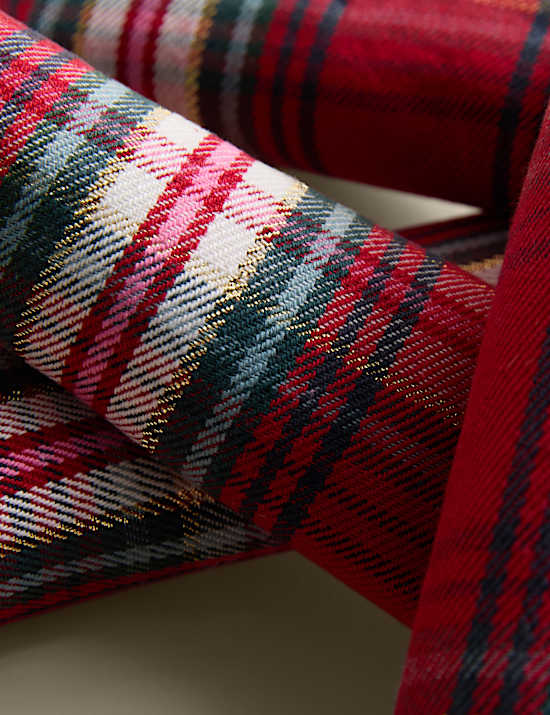 Set of 4 Cotton Rich Tartan Napkins