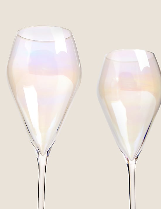 Set of 2 Lustre Prosecco Glasses