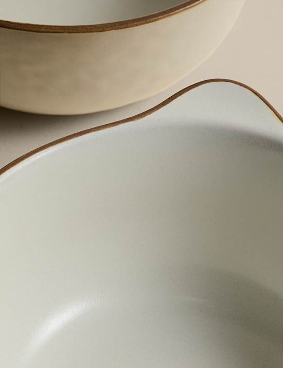 Set of 2 Picky Bits Handle Serving Bowls