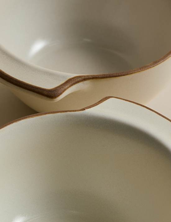 Set of 2 Picky Bits Small Handle Bowls