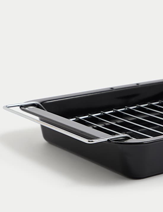 Ταψί Roast & Rack από υαλώδες εμαγιέ 35 εκ.