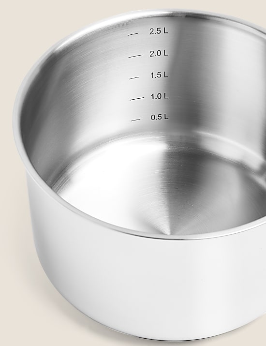 5 Piece Stainless Steel Pan Set