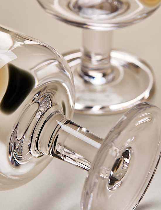 Set of 2 Dot Wine Glasses