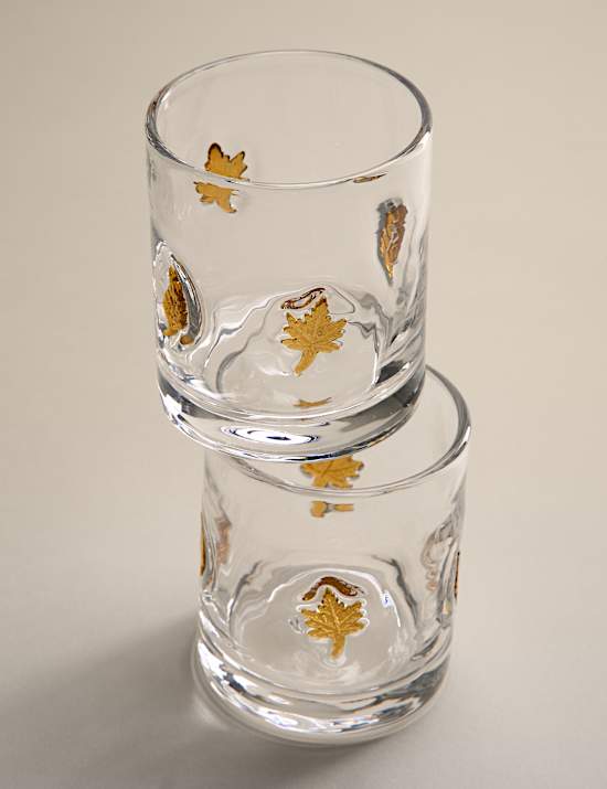 Set of 2 Maple Leaf Tumblers