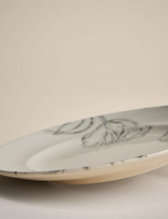 Floral Crackle Side Plate