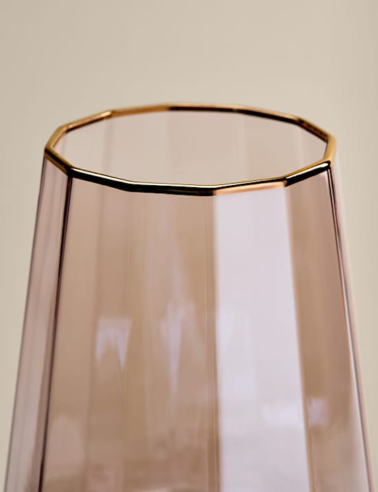 Set of 2 Pearlescent Lustre Wine Glasses