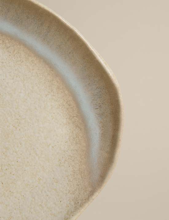 Reactive Glaze Large Oval Serving Platter