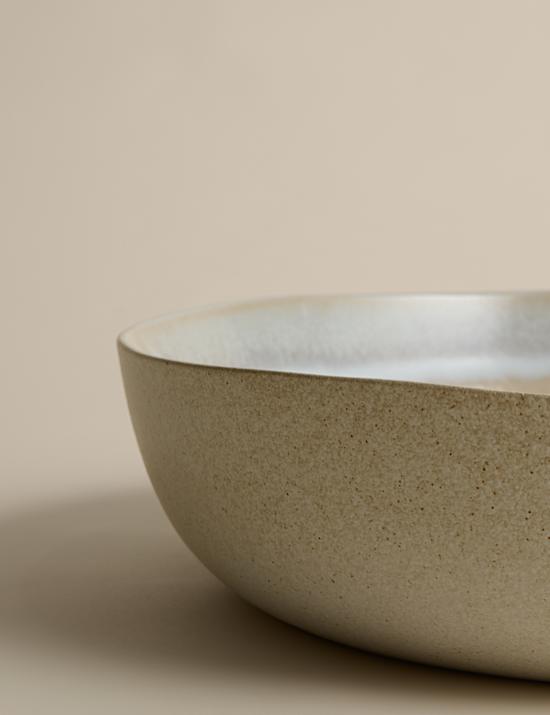 Reactive Glaze Large Serving Bowl