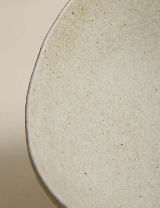 Small Reactive Glaze Stoneware Bowl