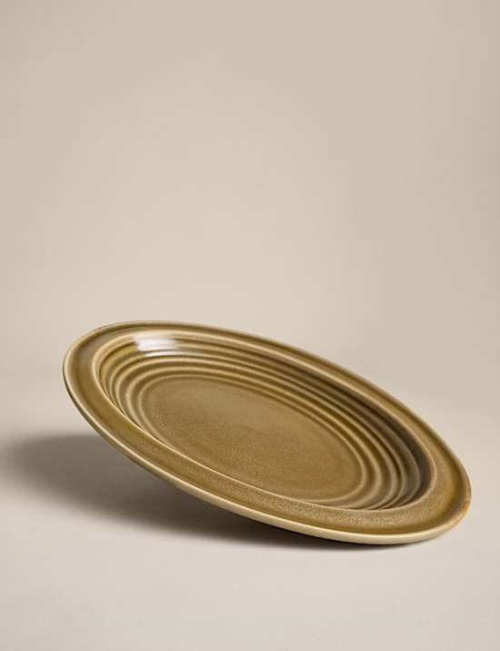 Small Textured Oval Serving Platter