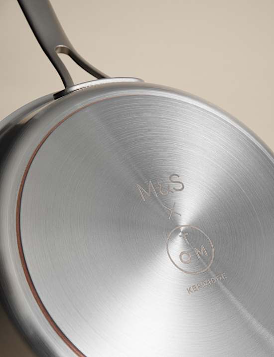 Stainless Steel 24cm Frying Pan