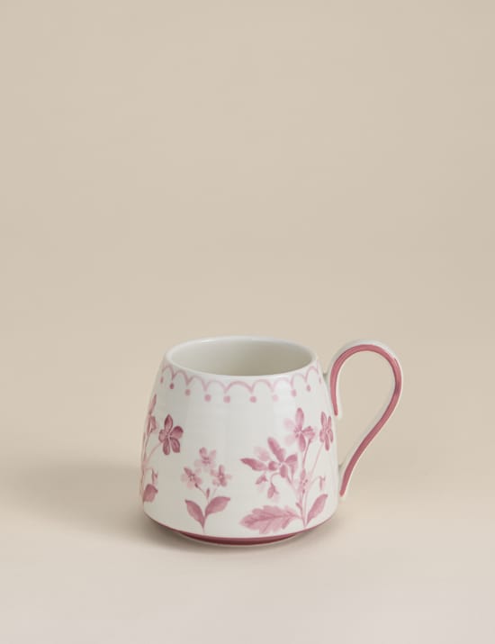 Floral Tapered Mug