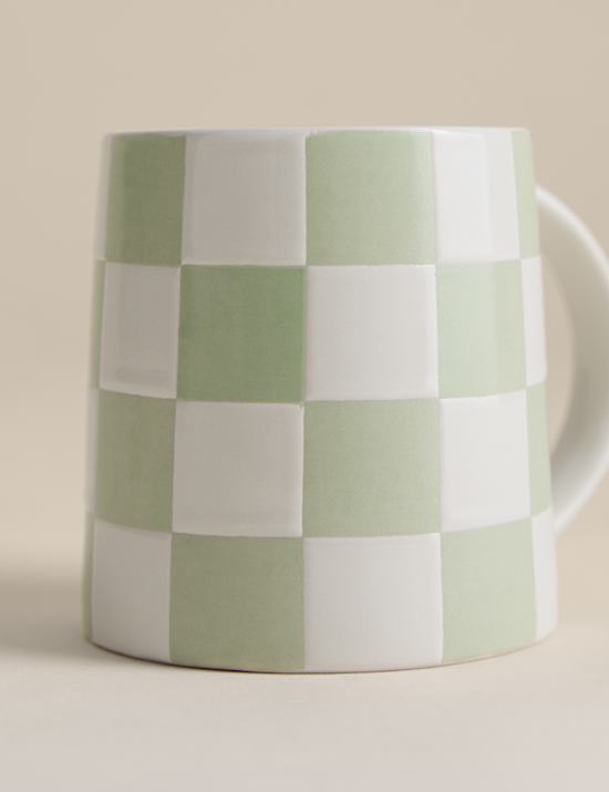 Mug &agrave; carreaux