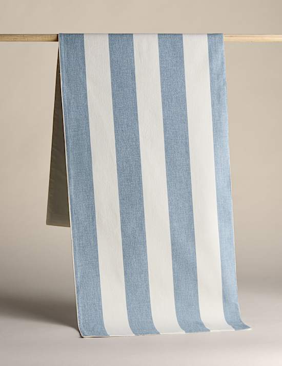 Cotton Rich Striped Table Runner