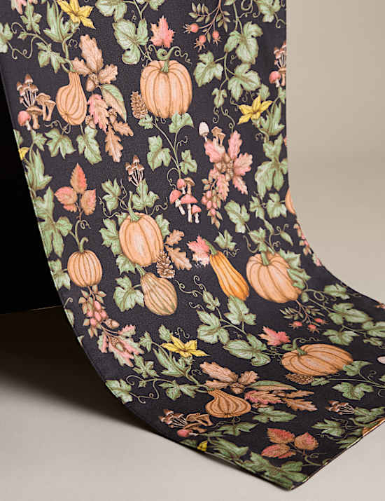 Cotton Rich Pumpkin Table Runner