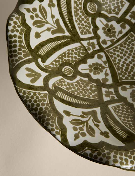 Ruffle Folk Footed Bowl