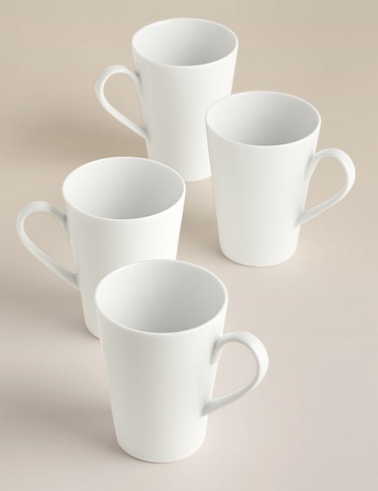 Lot de 4 mugs &agrave; latte Maxim
