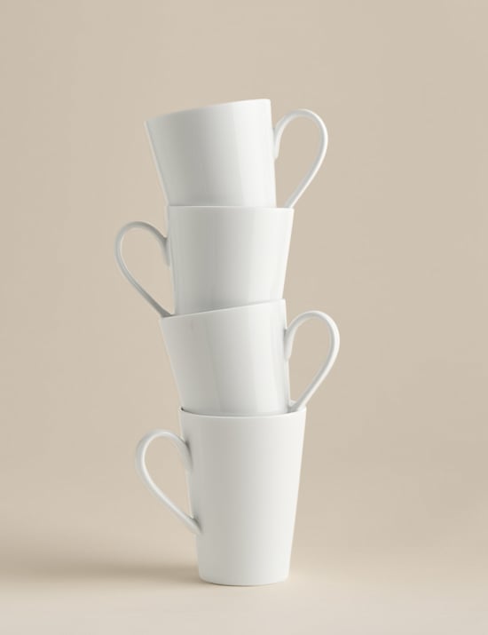 Lot de 4 mugs &agrave; latte Maxim