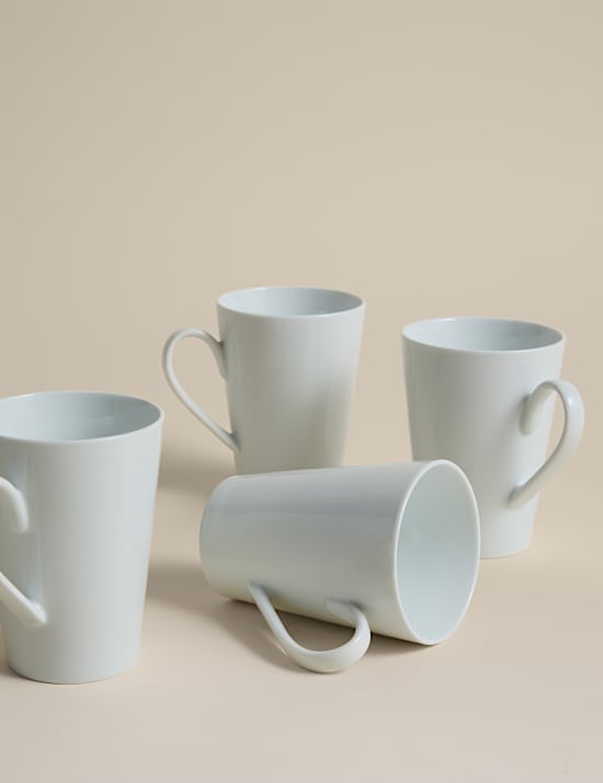 Set of 4 Burford Latte Mugs
