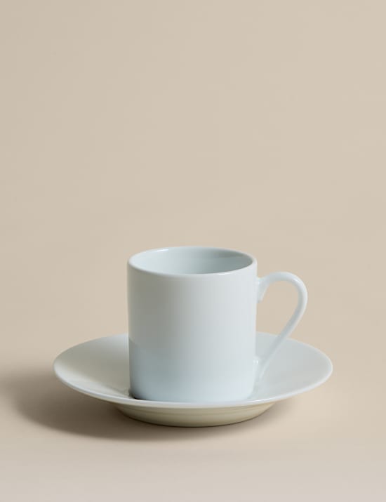 Set of 4 Burford Espresso Cups & Saucers