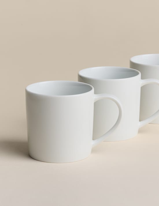 Set of 4 Burford Small Dishwasher Safe Mugs