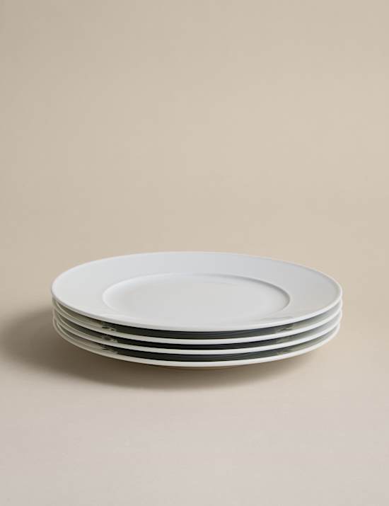 Set of 4 Burford Porcelain Side Plates