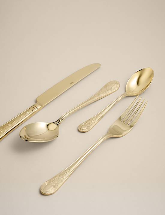 16pc Classical Vintage Cutlery Set