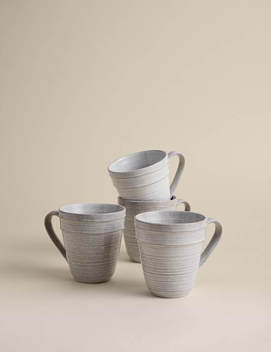 Set of 4 Padstow Mugs