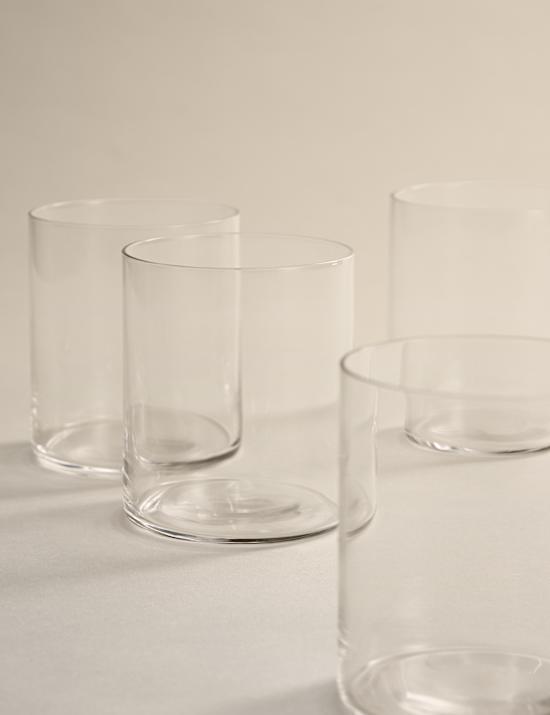 Set of 4 Straight Sided Tumblers
