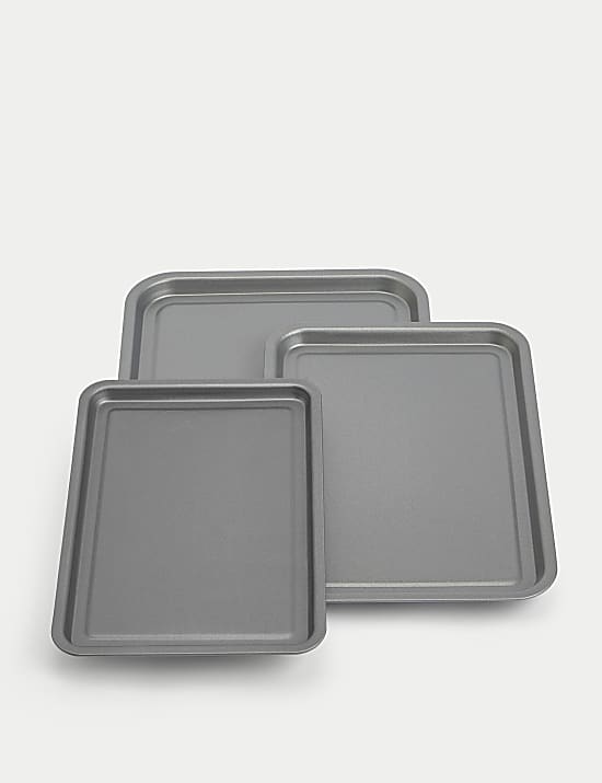 3 Piece Carbon Steel Oven Trays