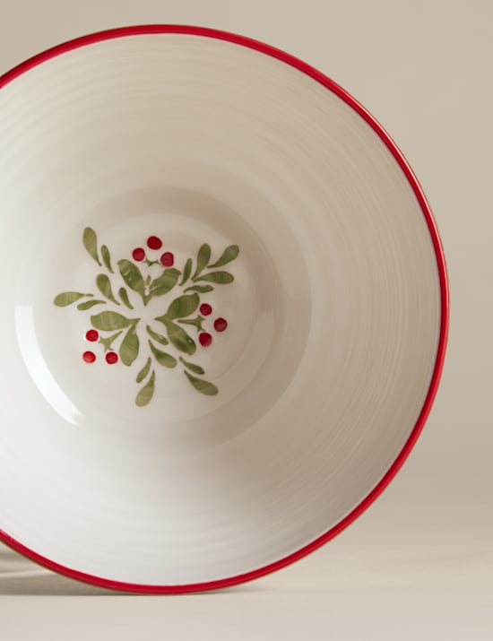 Set of 4 Winter Foliage Cereal Bowls