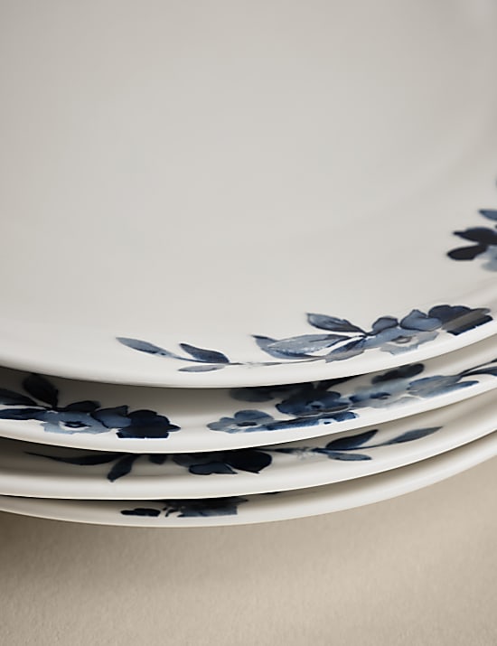 Set of 4 Cherry Blossom Dinner Plates