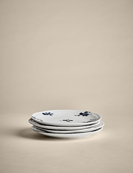 Set of 4 Cherry Blossom Side Plates