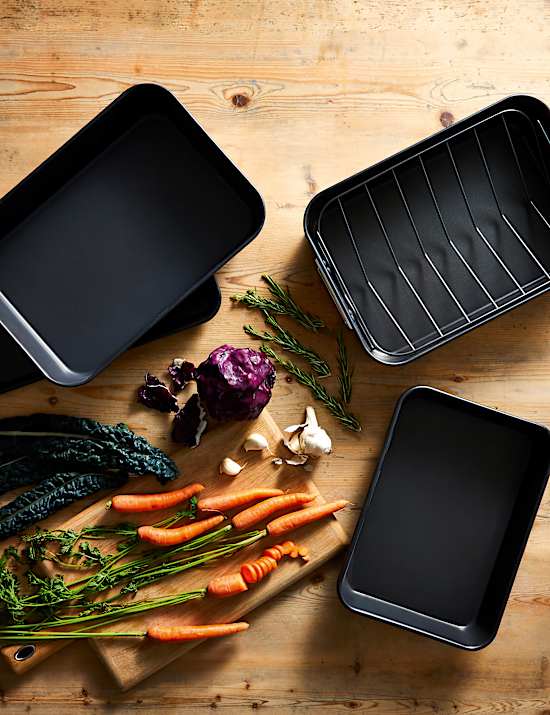 Bandeja para horno de acero aluminizado de 35 cm