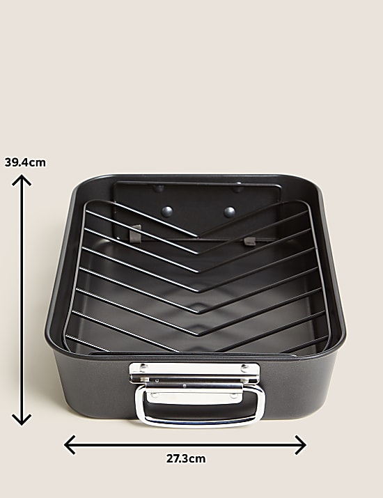 Heavy Gauge 39cm Roast & Rack
