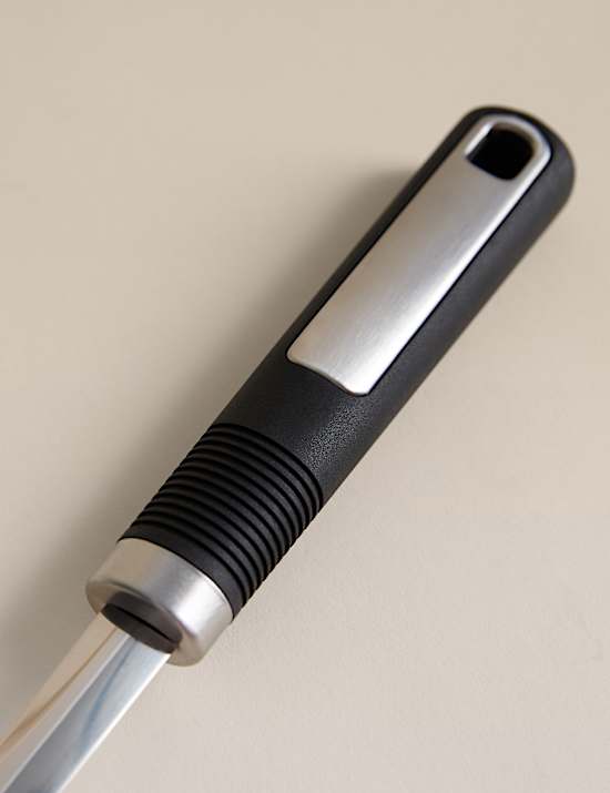 Soft Grip Handle Stainless Steel Solid Spoon