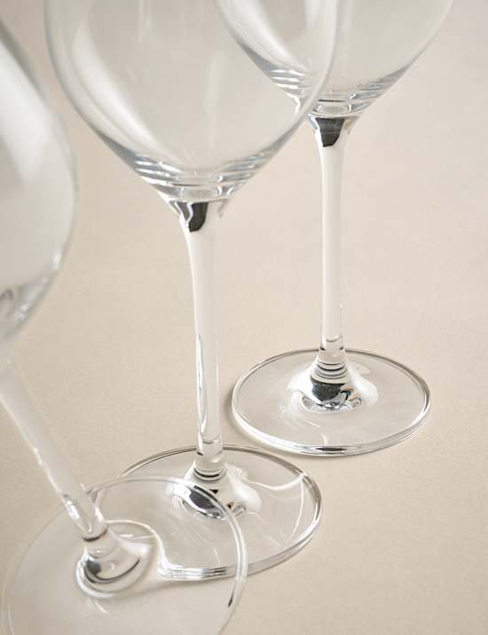 Set of 4 Maxim White Wine Glasses