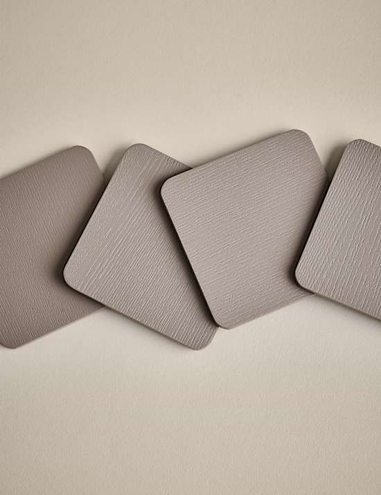 Set of 4 Square Wooden Coasters