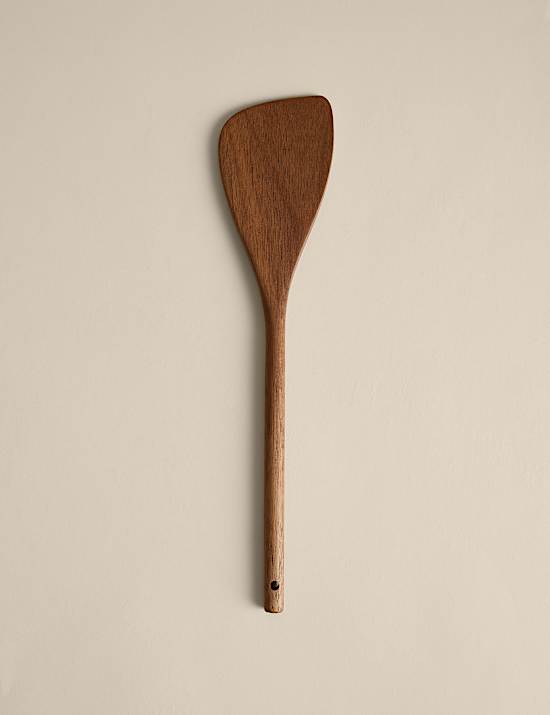 Wooden Angled Spatula