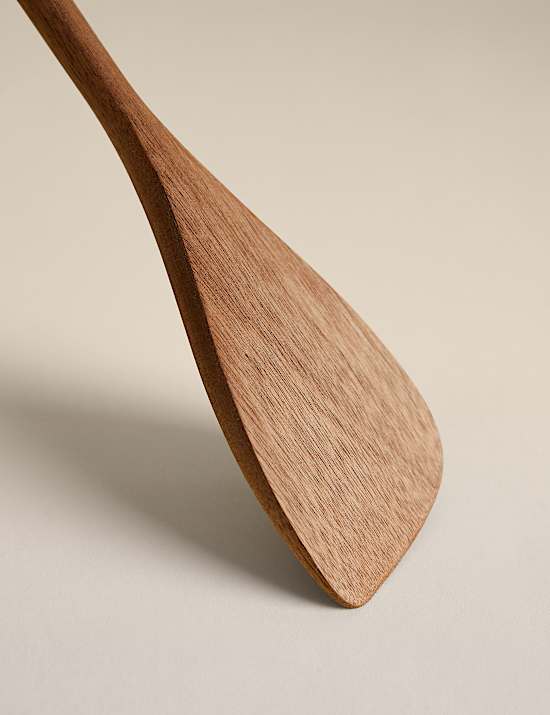 Wooden Angled Spatula